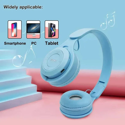 Wireless Gaming Headphones with Bluetooth, Deep Bass & Noise-Canceling Mic
