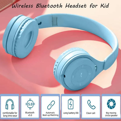 Wireless Gaming Headphones with Bluetooth, Deep Bass & Noise-Canceling Mic