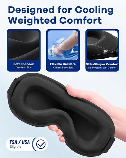 3-in-1 Cooling & Weighted Sleep Mask