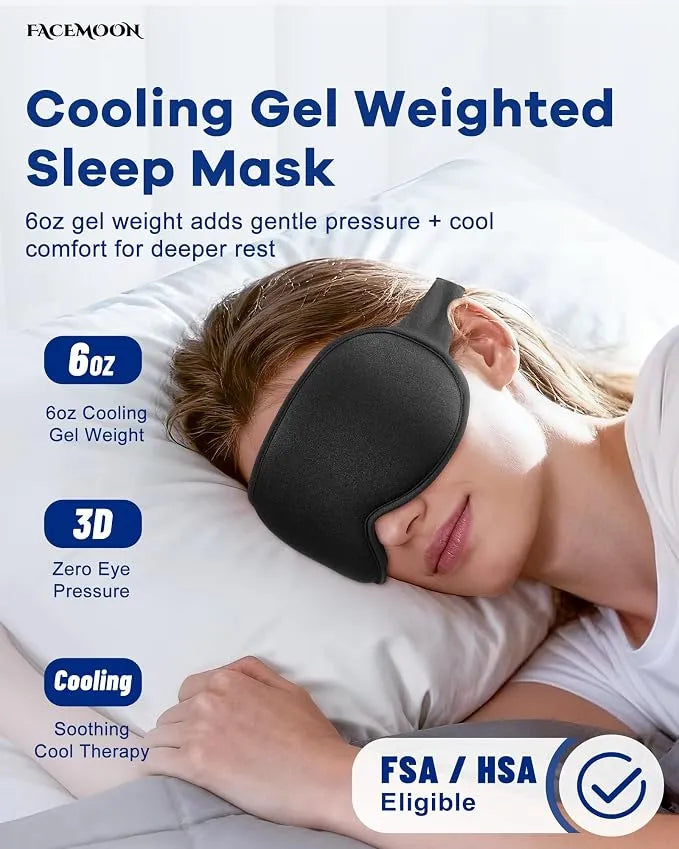 3-in-1 Cooling & Weighted Sleep Mask