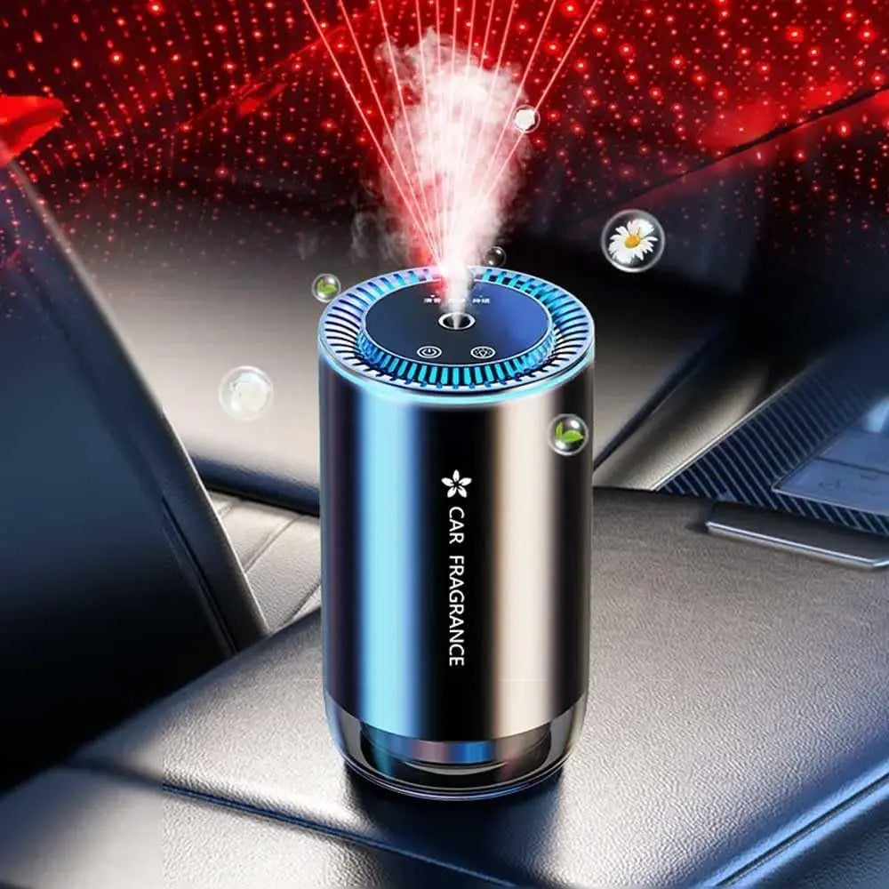 Projection Car Aroma Diffuser-جهاز عطر مع إضاءة LED ليلية