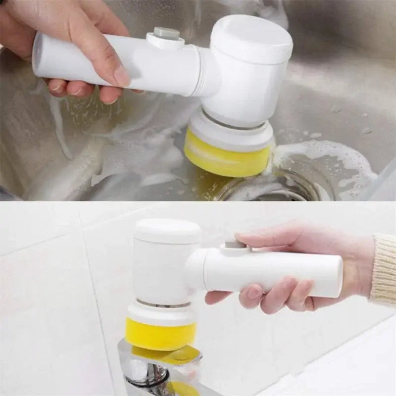 Magic Electric Cleaning Brush 5 in 1-لاسلكية متعددة الأسطح