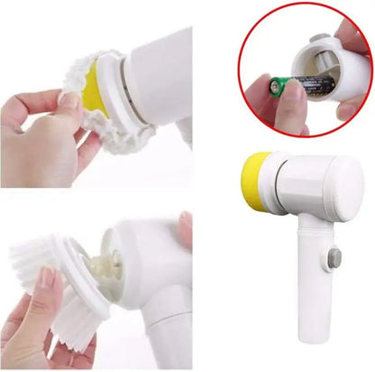 Magic Electric Cleaning Brush 5 in 1-لاسلكية متعددة الأسطح