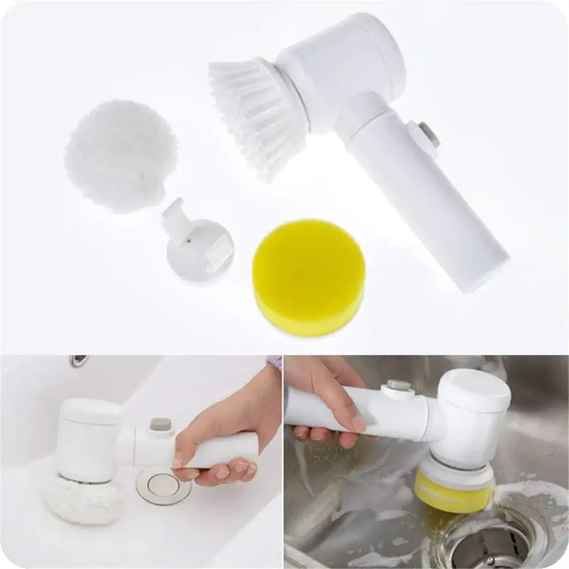 Magic Electric Cleaning Brush 5 in 1-لاسلكية متعددة الأسطح