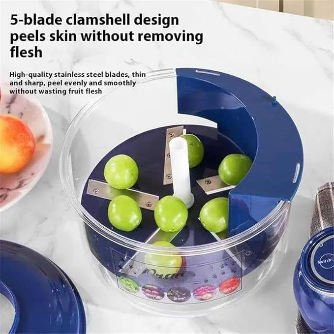Premium Multi-Function Fruit & Vegetable Peeler – مقشرة فواكه وخضروات متعددة الاستخدامات بشفرة ستانلس ستيل